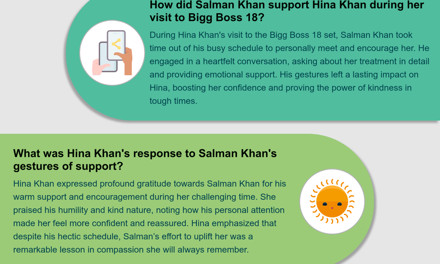 Hina Khan shares warm post for Salman Khan after Bigg Boss 18 visit: ‘Asked about every little detail of my treatment’