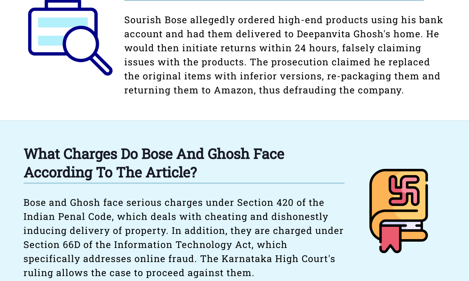 Amazon scam case: Karnataka HC rejects plea to quash FIR in ₹69 lakh fraud, calls it ‘modern age crime’