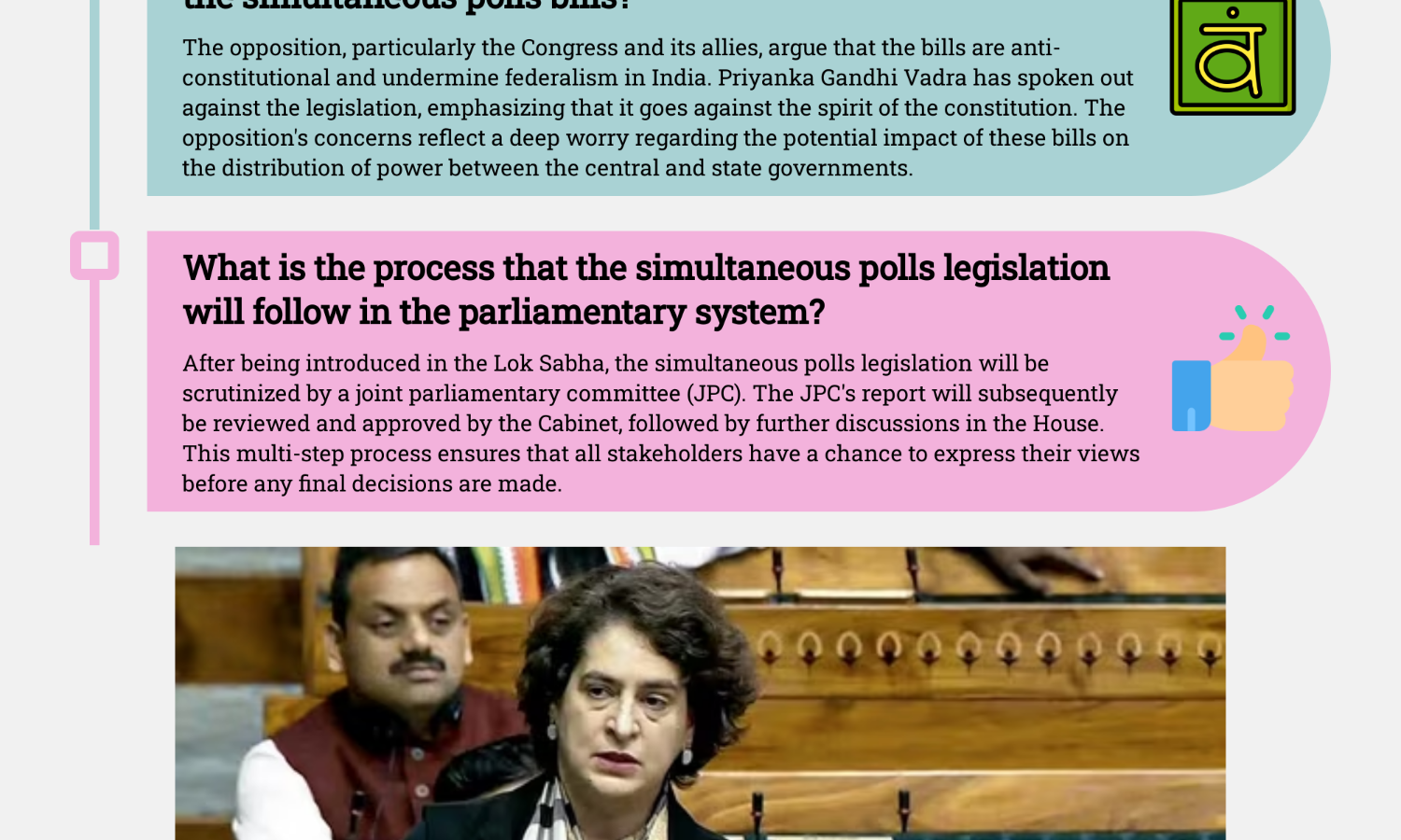Priyanka Gandhi Vadra likely to be part of simultaneous polls JPC: Sources