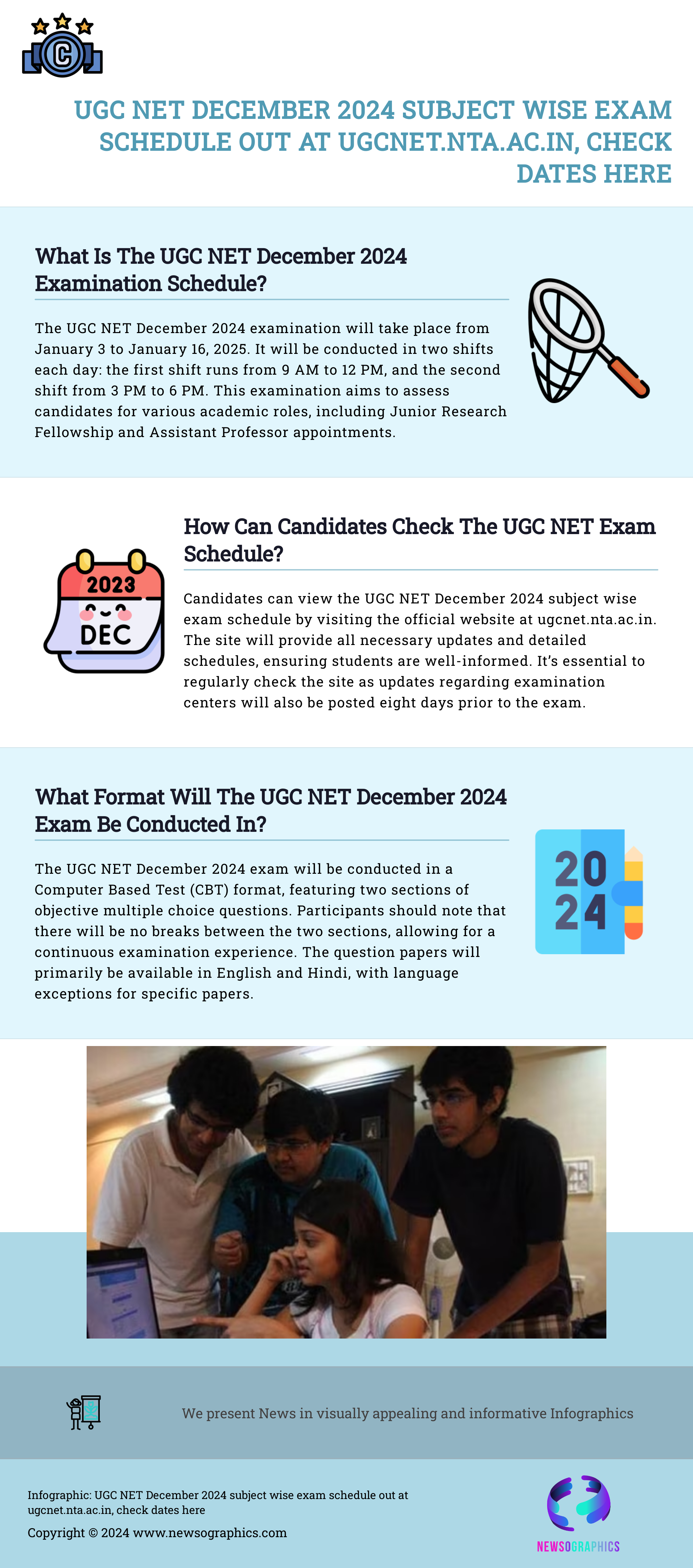 UGC NET December 2024 subject wise exam schedule out at ugcnet.nta.ac.in, check dates here