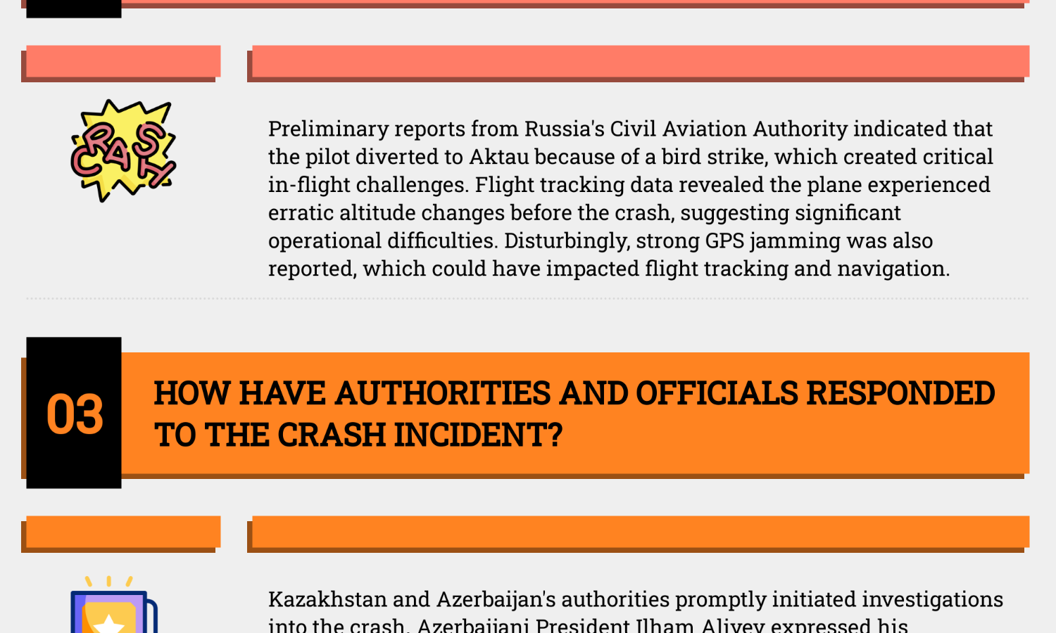 Azerbaijani airliner crashes in Kazakhstan, killing 38, officials say