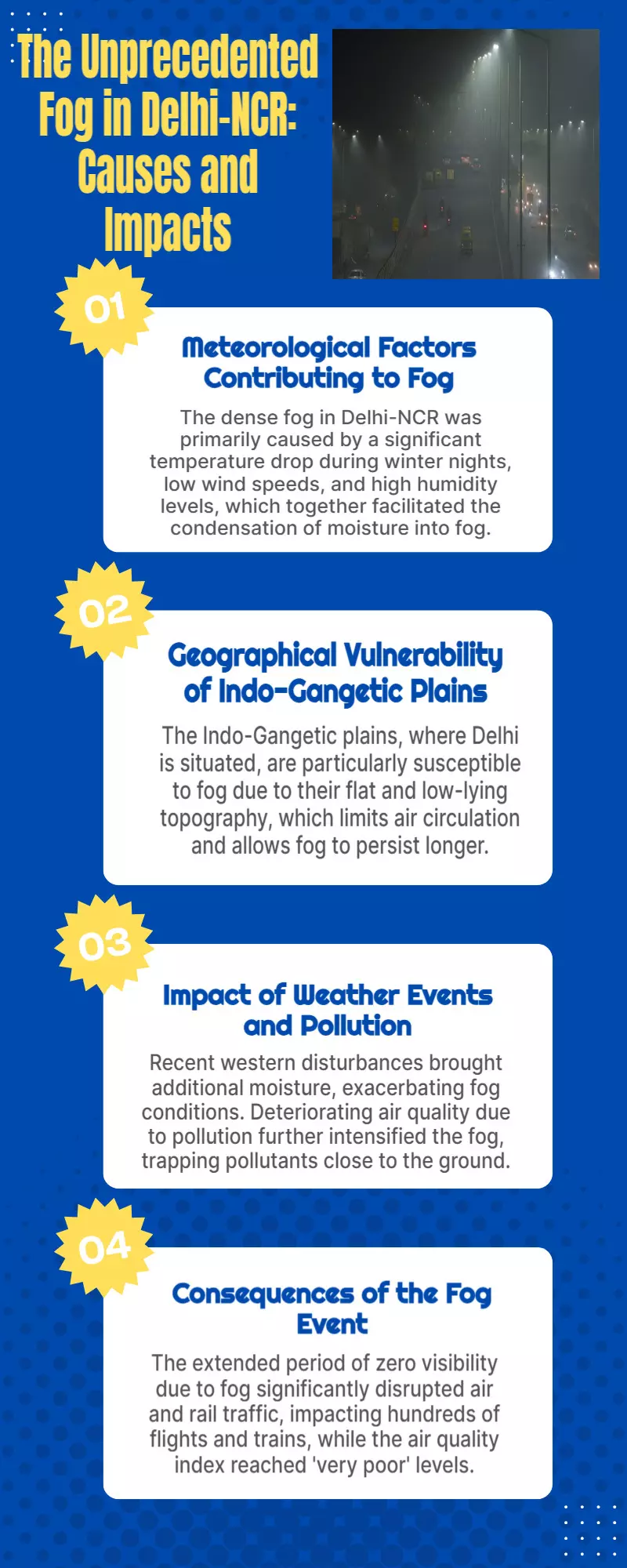 What caused the recent unprecedented fog in Delhi-NCR? Decoding factors