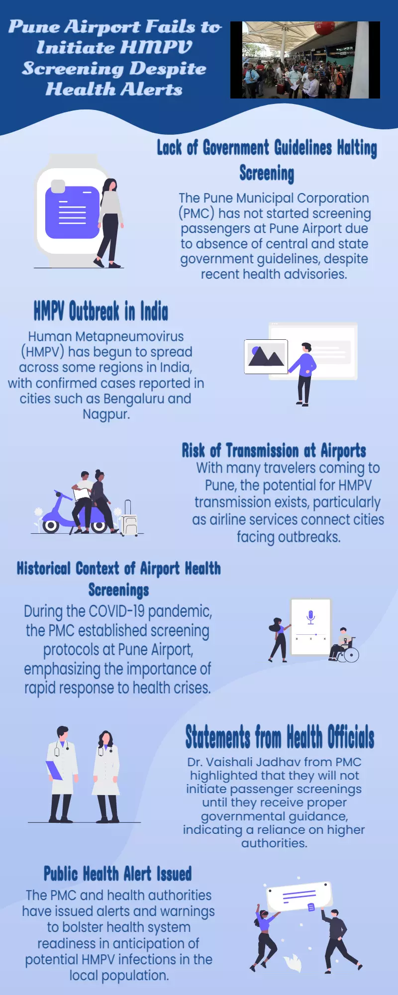 Screening of pax not yet started at Pune Airport, HMPV notwithstanding