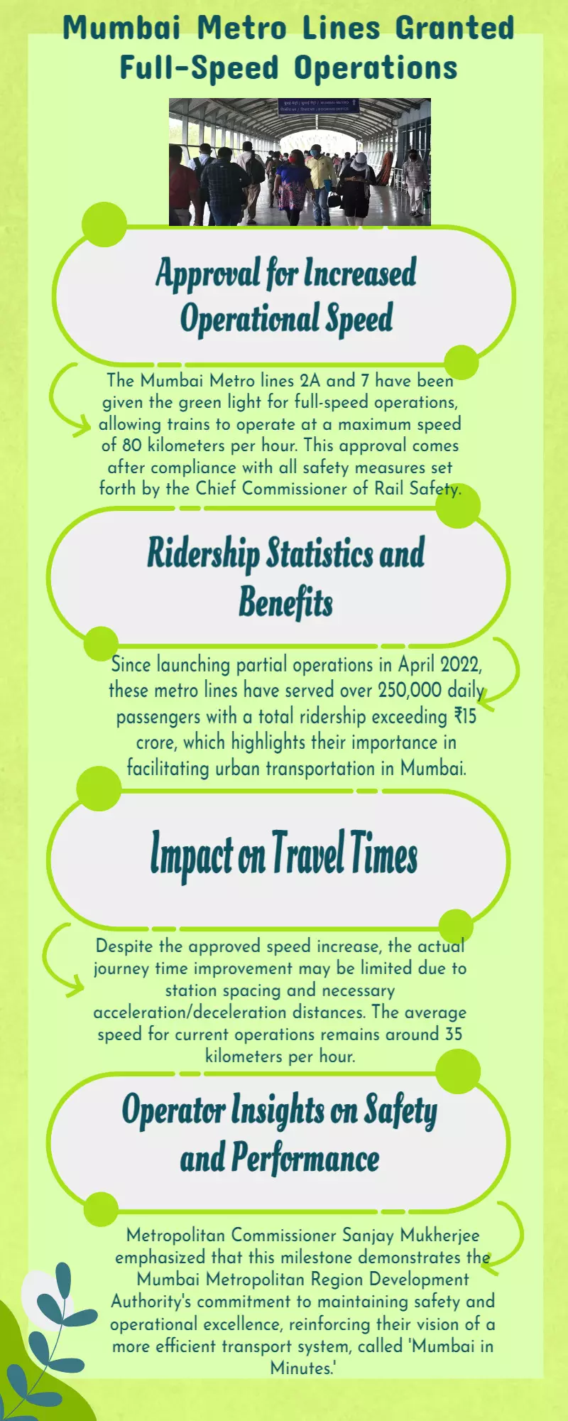 Mumbai Metro lines get green light for full-speed operations