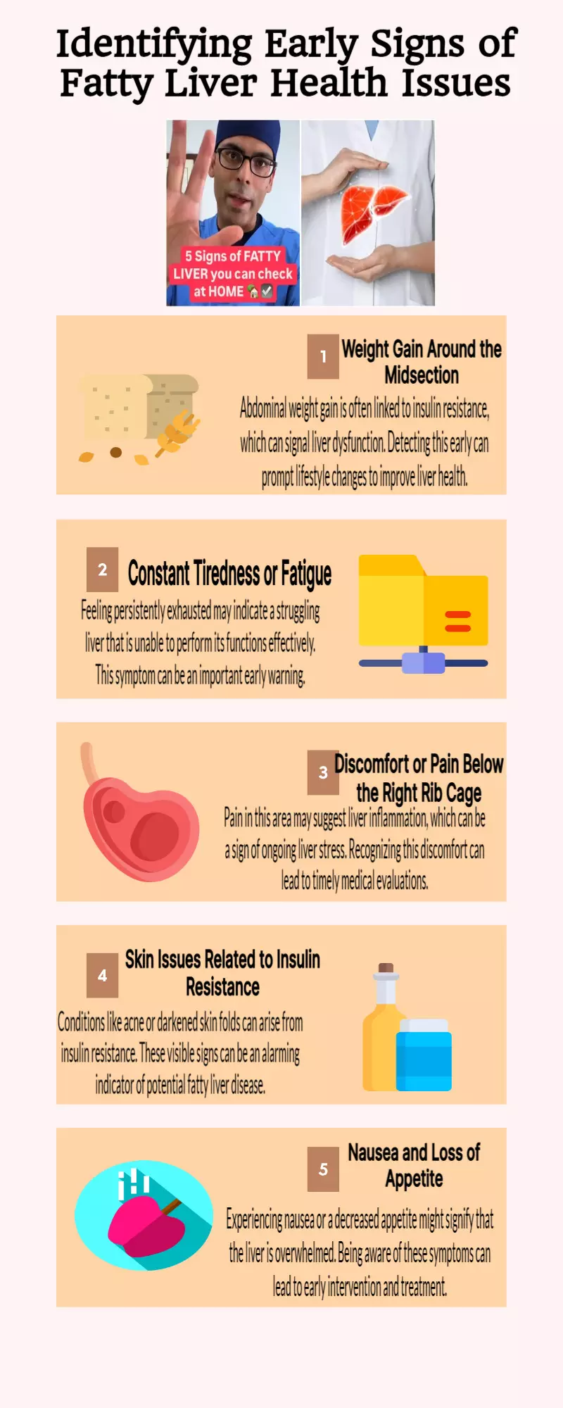 Doctor reveals 5 early signs of fatty liver you can check at home to stay ahead of health issues
