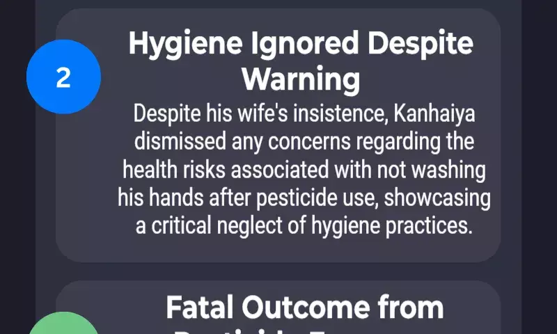 UP man refuses to wash hands after spraying pesticides, dies after dinner