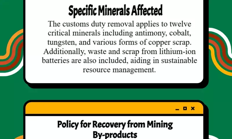 Govt scraps custom duties on waste and scrap of dozen critical minerals