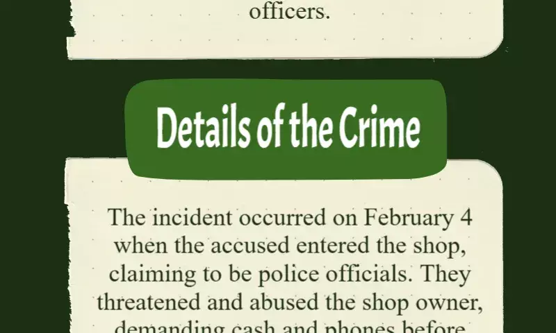 Mohali: Five steal phones, ₹20,000 from shop posing as cops, arrested