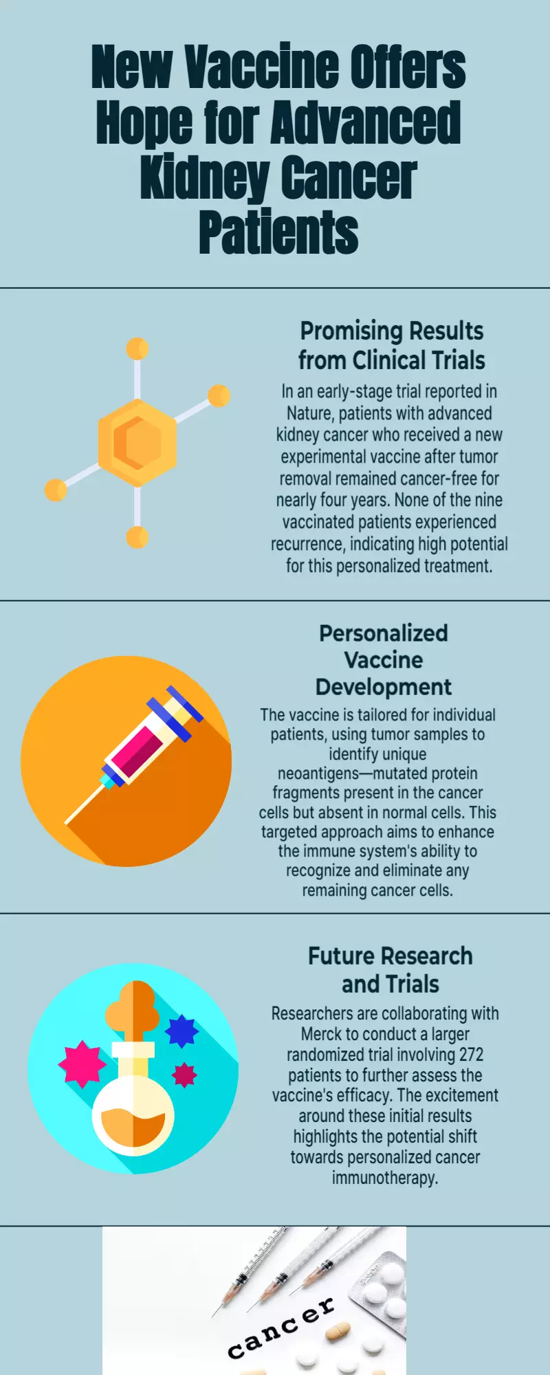 New vaccine keeps advanced kidney cancer from recurring