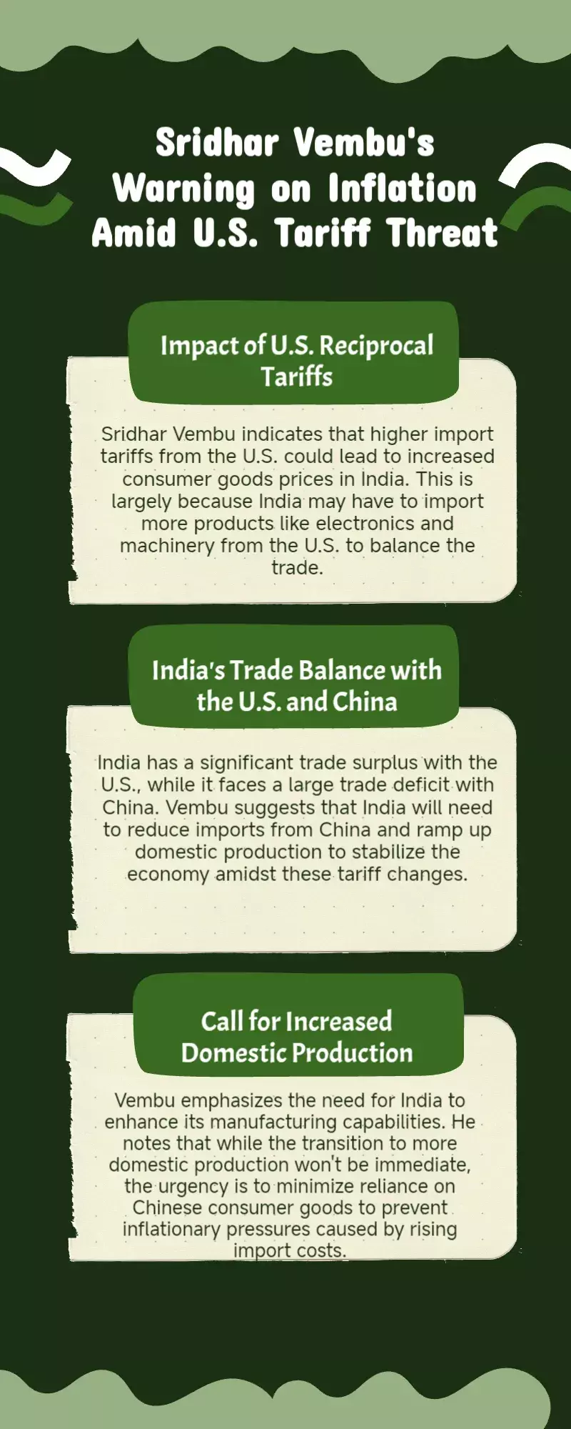 Zoho’s Sridhar Vembu warns of higher inflation after Donald Trump’s reciprocal tariffs threat