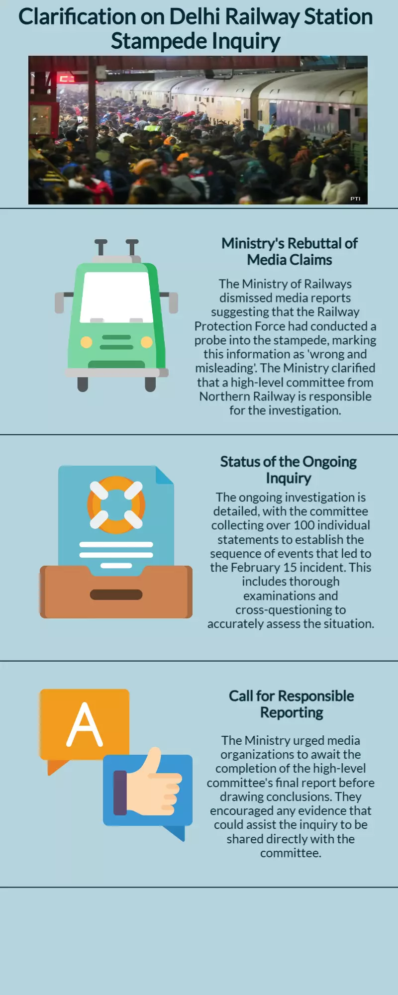 Misleading: Ministry On Reports About Delhi Railway Station Stampede Probe