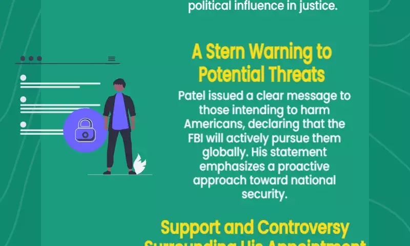 New FBI director Kash Patels stern warning to those who want to ‘harm Americans’