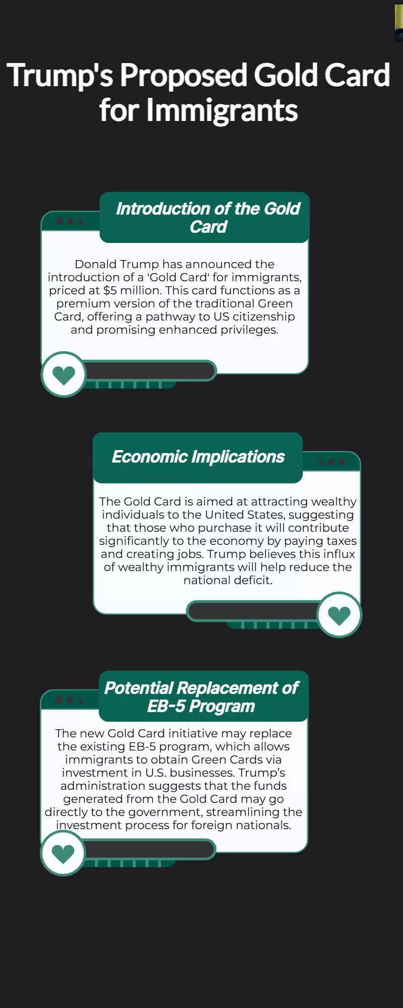 What is Trumps ‘Gold Card’ for immigrants? All about the $5 million ‘pathway to US citizenship’