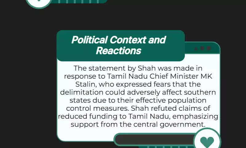 Amit Shahs big assurance to southern states on delimitation: Not one seat will be lost