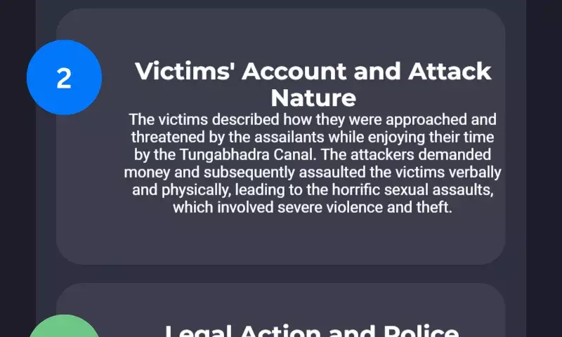 Karnataka Home Minister G Parameshwara states, We are taking the Hampi rape case very seriously.