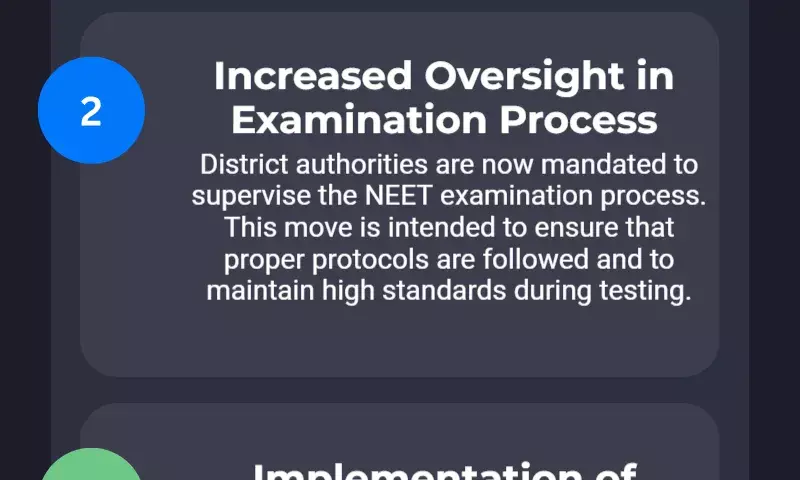 NEET entrance exams would only be administered in government institutions, according to the Assam cabinet.