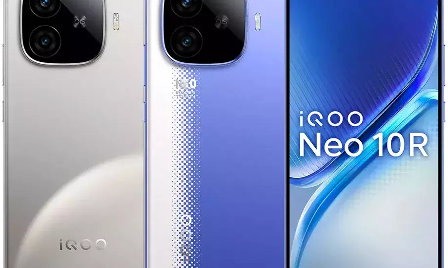 Launched in India for Rs. 26,999, the iQOO Neo 10R features a 6.78″ 1.5K 144Hz AMOLED display, a Snapdragon 8s Gen 3 processor, and a 6400mAh battery.
