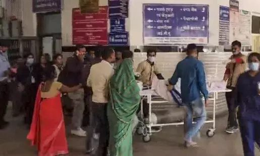 In MP, police battle locals to free an abducted man, killing two and injuring ten.