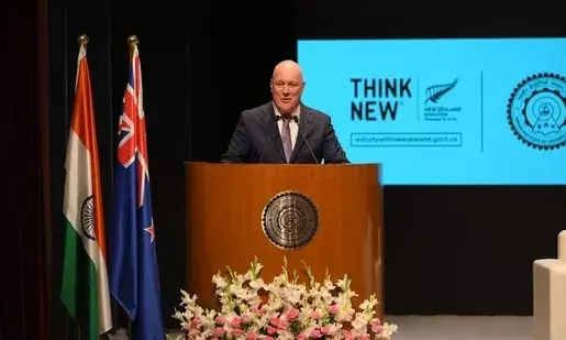 New Zealand Prime Minister announces scholarships for Indian students at IIT Delhi event