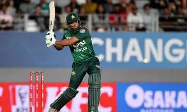 Hasan Nawaz achieves Pakistans quickest T20I century, shattering Babar Azams record.