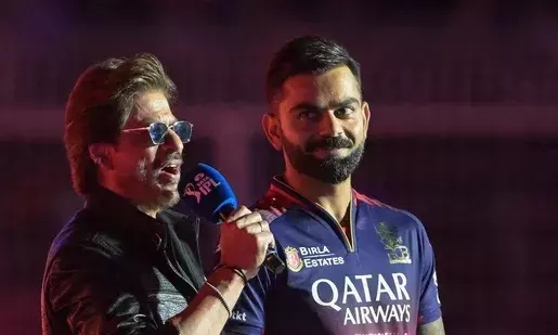 At the IPL 2025 opening ceremony, Shah Rukh Khan dances alongside Virat Kohli, while Shreya Ghoshal, Disha Patani, and Karan Aujla shine.