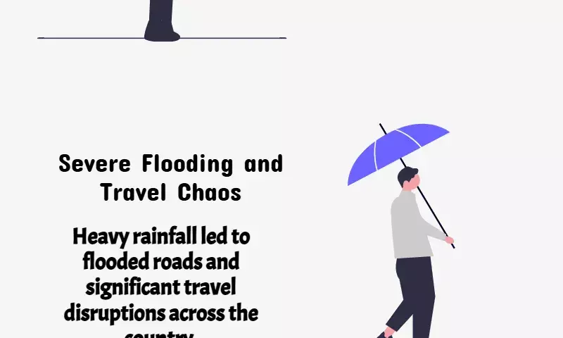Four hundred lightning strikes hit the UK.Flooded roads and chaotic travel