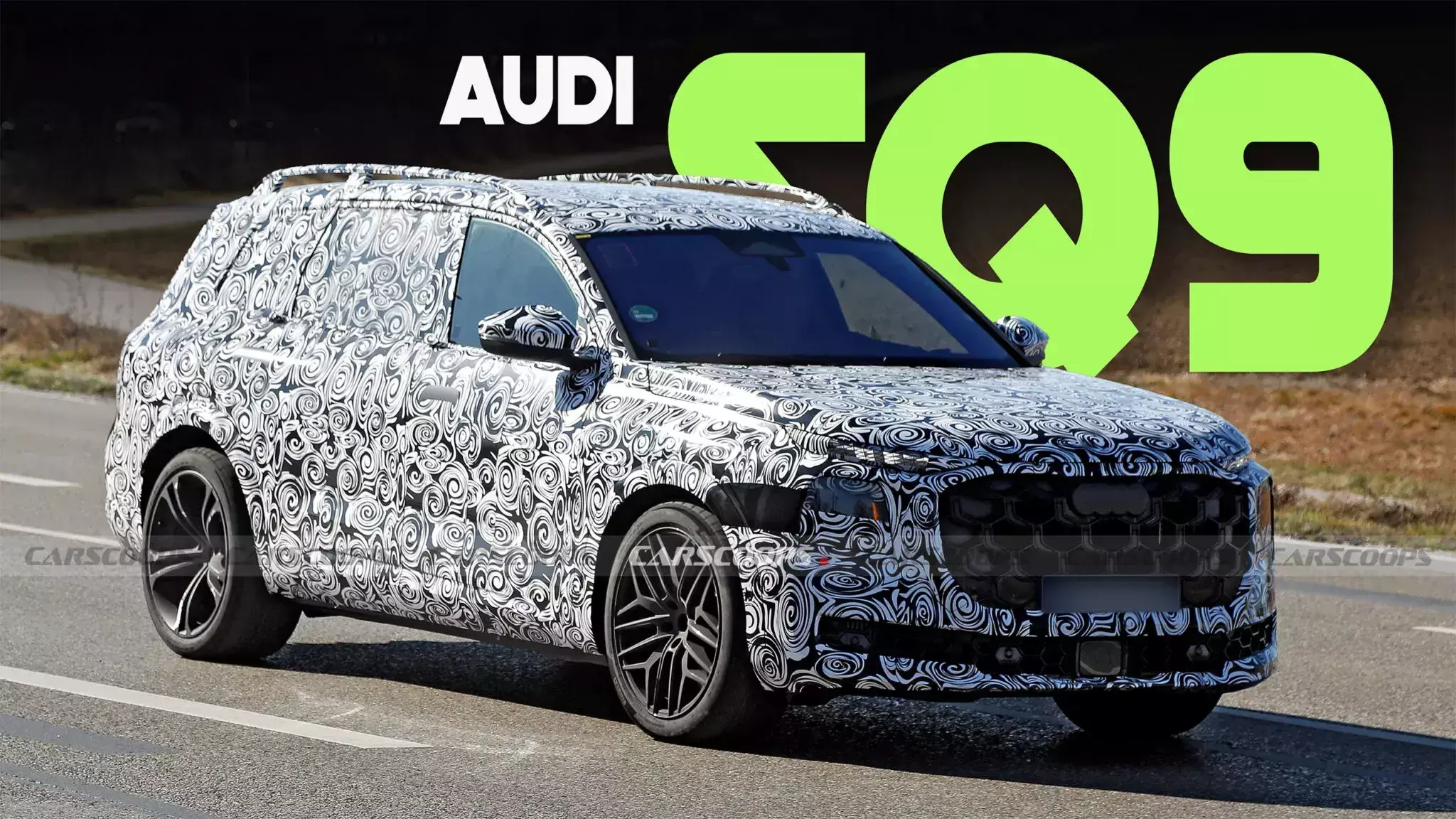 Audis flagship SQ9 will compete with the Mercedes GLS and BMW X7.