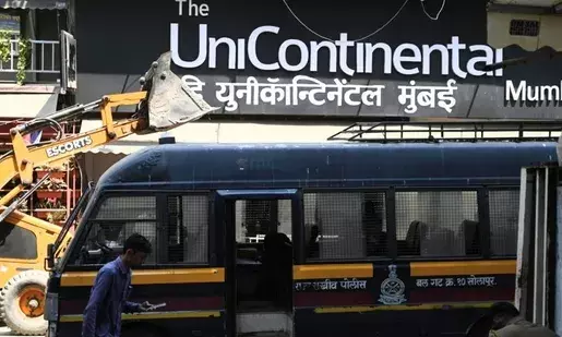 BMC resumes demolition of Mumbais Habitat studio where Kunal Kamra mocked Eknath Shinde