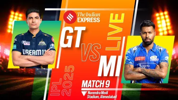 GT vs. MI in the IPL 2025  LIVE Cricket Score Online: Prashidh Krishna scoops up Tilak Varma as the Mumbai Indians defeat Gujarat Titans 100/3 (Target 197) at Ahmedabad