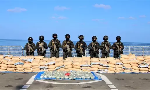 Indian Navy seizes 2,500 kg of illegal drugs off Mumbai coast