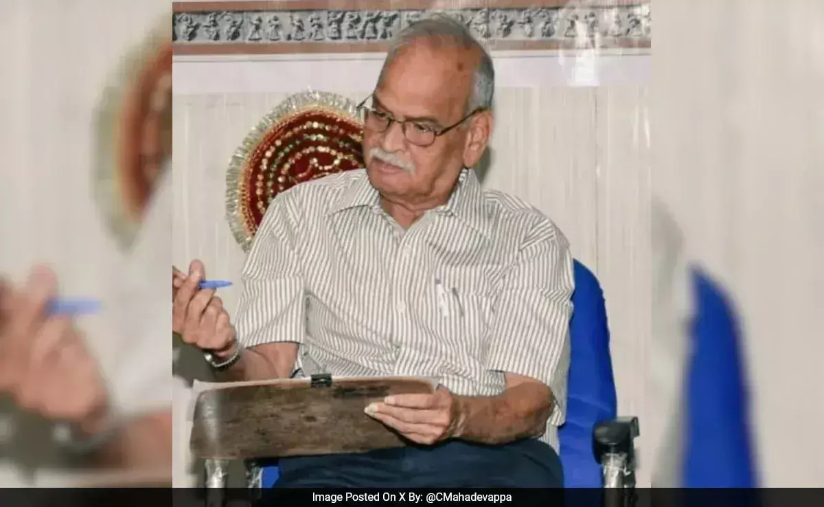 Kannada Language Activist, Writer P V Narayana Dies At 82