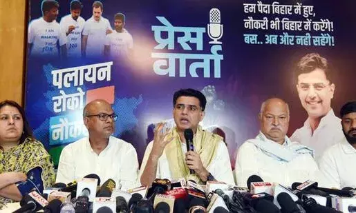 Sachin Pilot blames Nitish Kumar-led Bihar govt for rising unemployment