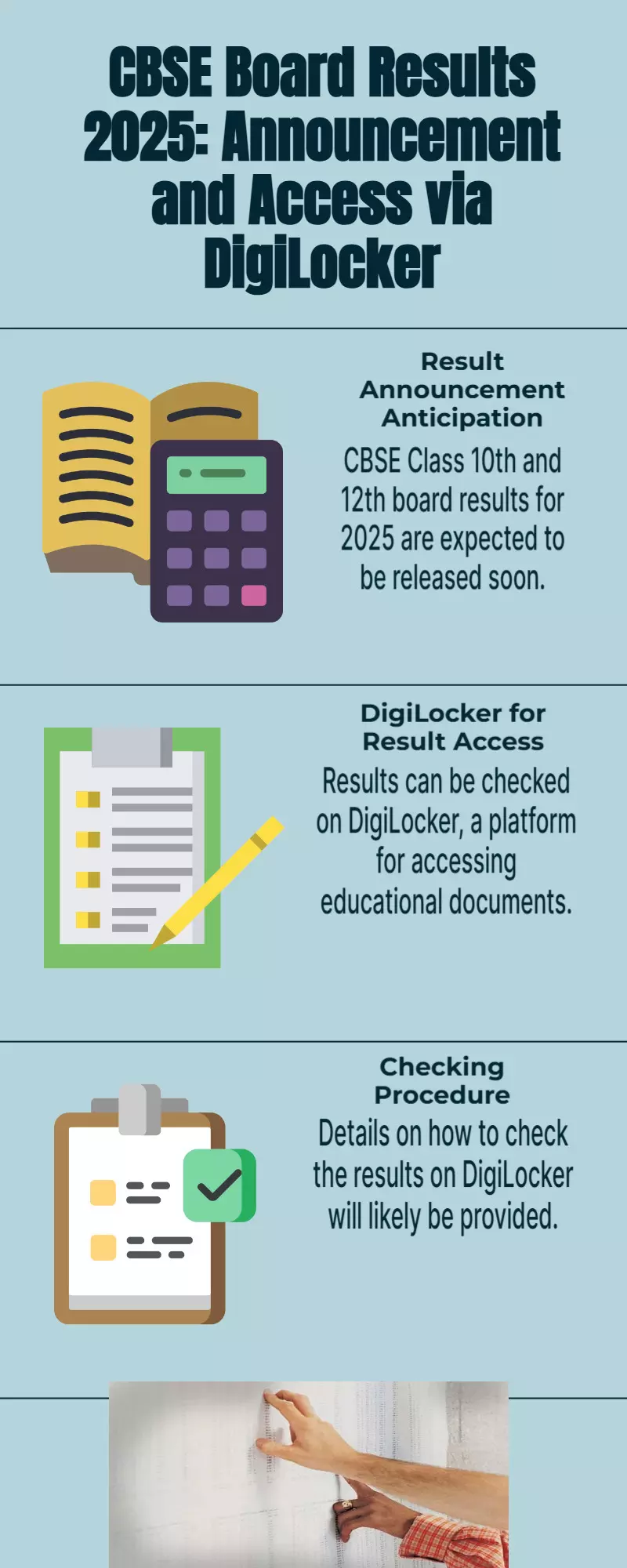 Detailed Instructions for Checking DigiLocker for CBSE Class 10th and 12th Board Results 2025 Will Be Announced Soon Detailed Instructions for Checking DigiLocker for CBSE Class 10th and 12th Board Results 2025 Will Be Announced Soon