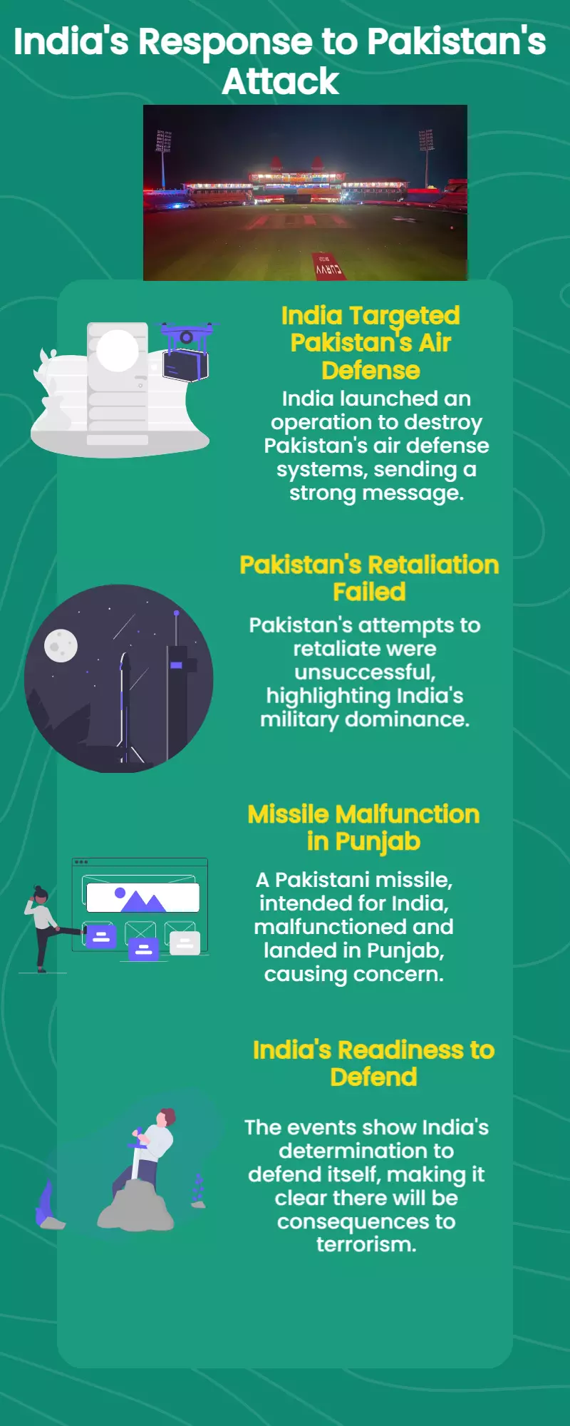 Air defense, blackouts, and an IPL suspension: What we now know about Pakistans assault on India Air defense, blackouts, and an IPL suspension: What we now know about Pakistans assault on India