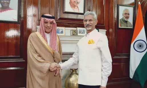A Saudi minister travels to Delhi without warning amidst tensions between India and Pakistan