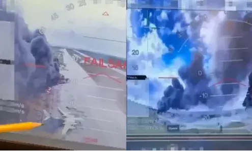 Ukraine Launches Large-Scale Drone Strike on Russian Airbases, Military Jets