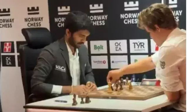 Gukesh Responds to Carlsens Outburst After Loss: Also Banged...