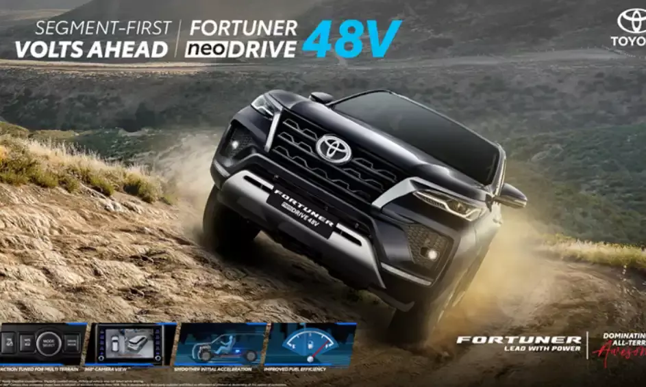 Toyota Launches Fortuner & Legender Neo Drive 48V Mild Hybrid Variants