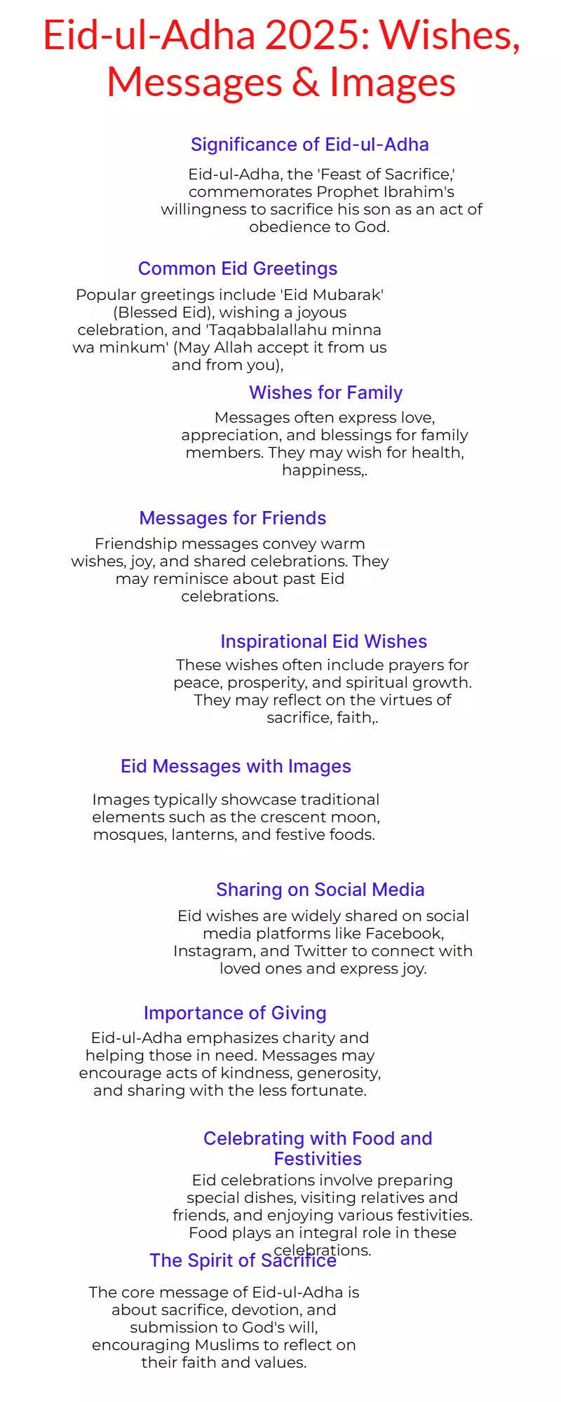 Eid-ul-Adha 2025: 100+ Wishes, Messages & Images for Loved Ones Eid-ul-Adha 2025: 100+ Wishes, Messages & Images for Loved Ones