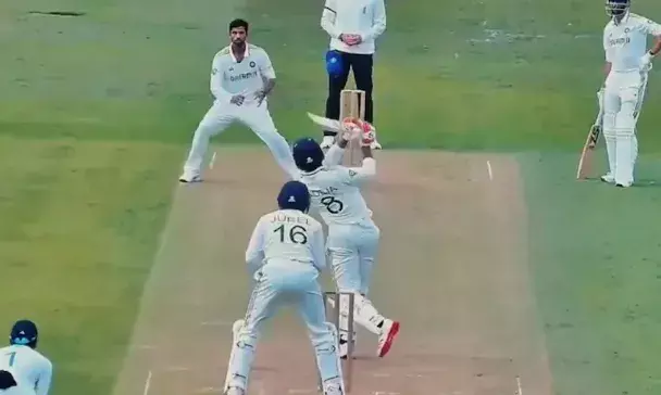 Jadeja smashes Sundar for huge six in India vs India A warm-up