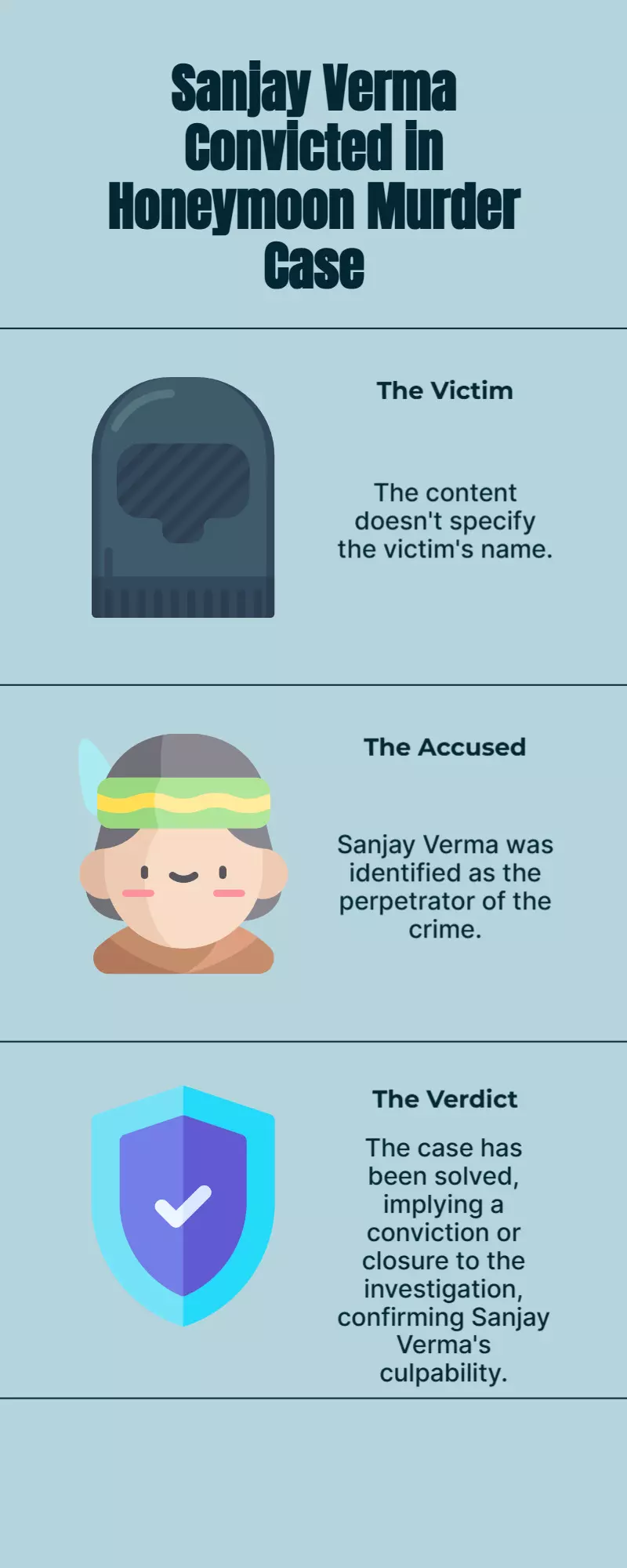 Sanjay Verma Was the Killer: Honeymoon Murder Case Solved Sanjay Verma Was the Killer: Honeymoon Murder Case Solved