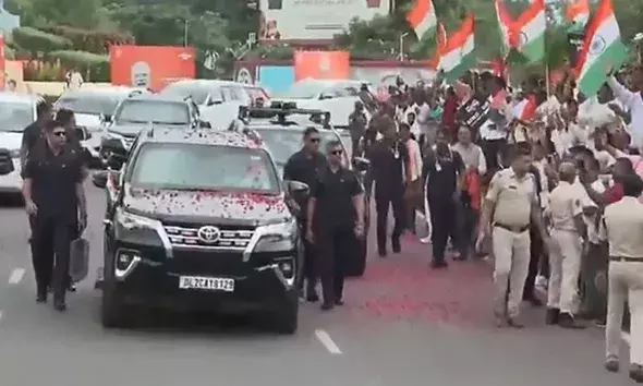 PM Modi Leads Grand Roadshow in Odishas Bhubaneswar