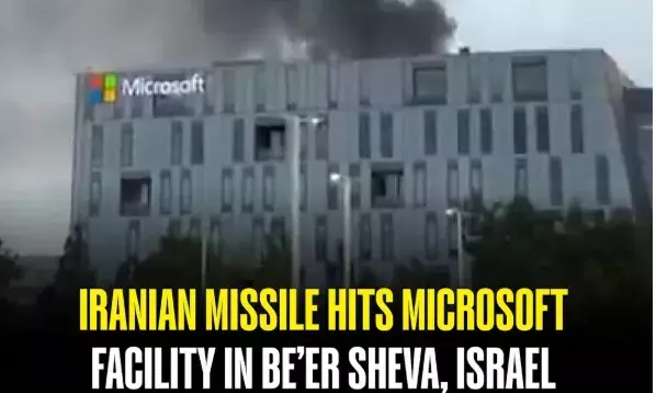 Iranian missile hits Microsoft Beersheva data center in Israel