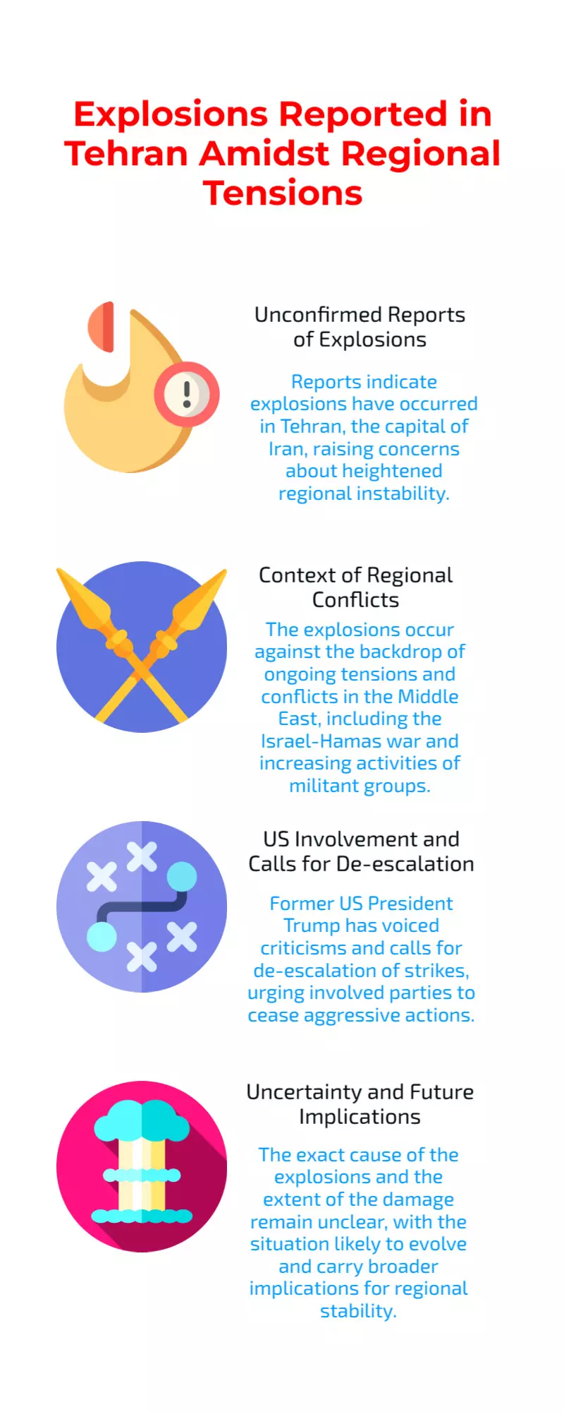 Explosions rock Tehran even after Trump tells Israel to halt strikes Explosions rock Tehran even after Trump tells Israel to halt strikes