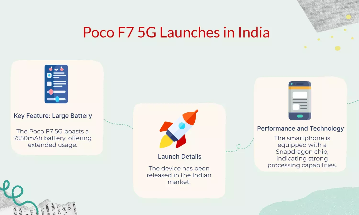 Poco F7 5G debuts in India with 7550mAh battery, Snapdragon chip