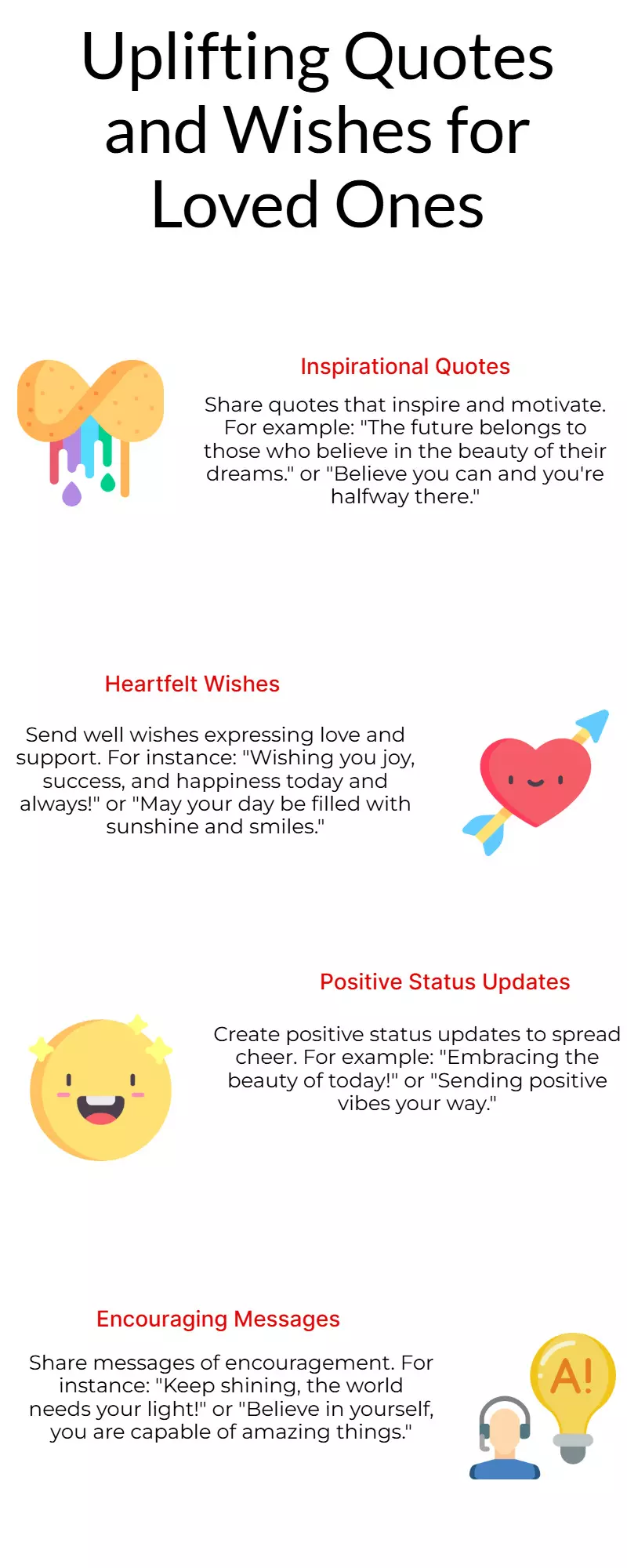 Uplifting quotes, wishes & statuses to share with loved ones Uplifting quotes, wishes & statuses to share with loved ones