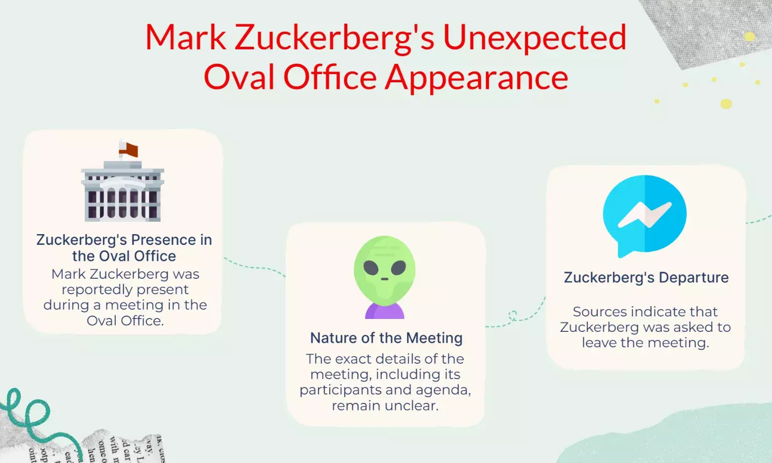 Mark Zuckerberg reportedly crashed Donald Trumps Oval Office meeting and was asked to leave, per sources