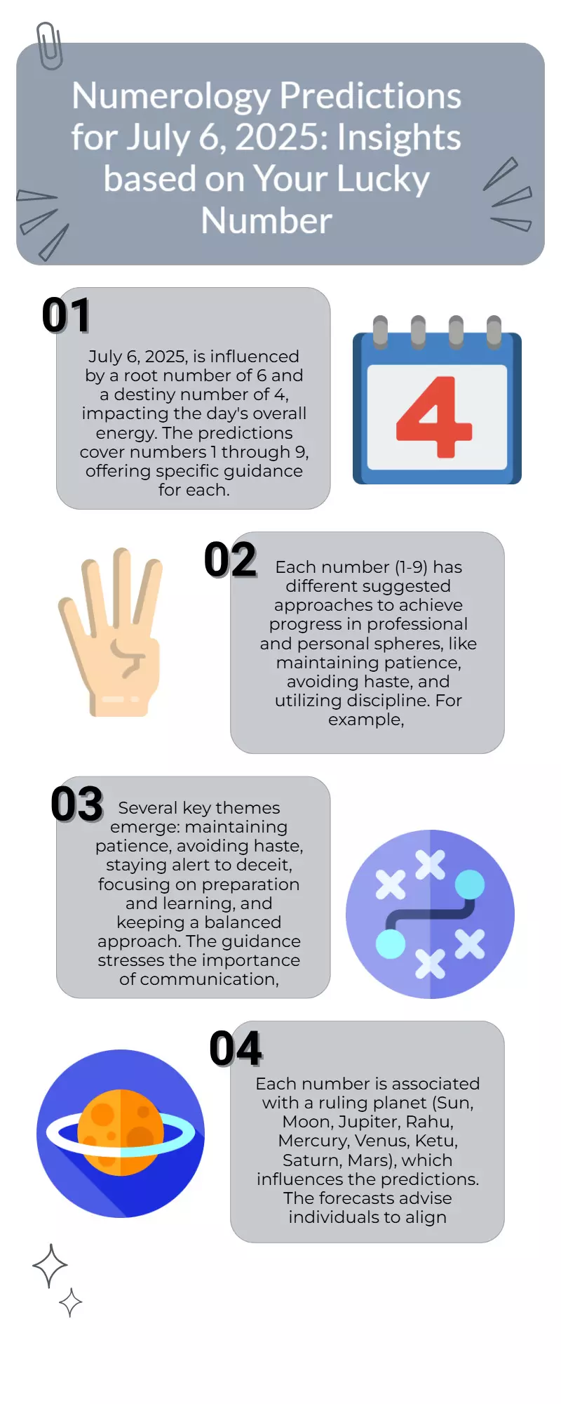 Numerology Predictions July 6, 2025: What Your Lucky Number Reveals Numerology Predictions July 6, 2025: What Your Lucky Number Reveals