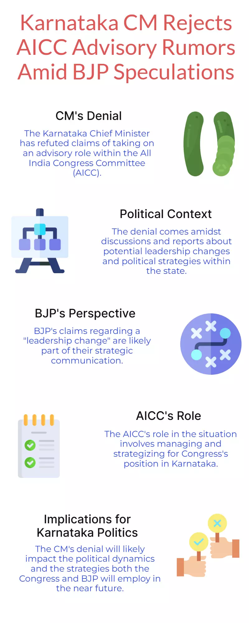 Karnataka CM Denies AICC Advisory Role Amid BJP’s “Leadership Change Karnataka CM Denies AICC Advisory Role Amid BJP’s “Leadership Change