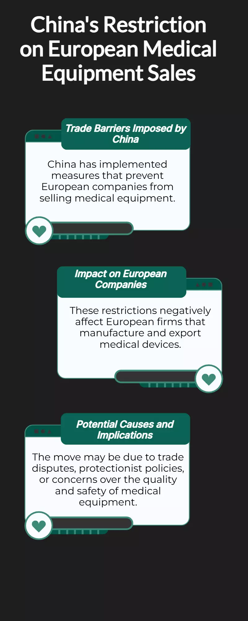 China Blocks European Firms from Selling Medical Equipment China Blocks European Firms from Selling Medical Equipment